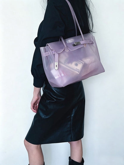 Semi-Sheer Colorful Jelly Bag in 8 Hues - HIATUS