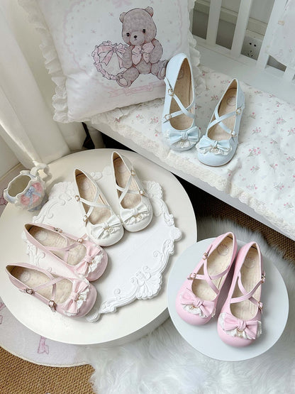 Sweet Heel Jane White Lolita with Mary 2.5cm Shoes