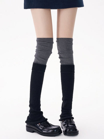 Warmers Two-Tone Leg Faux-Layered