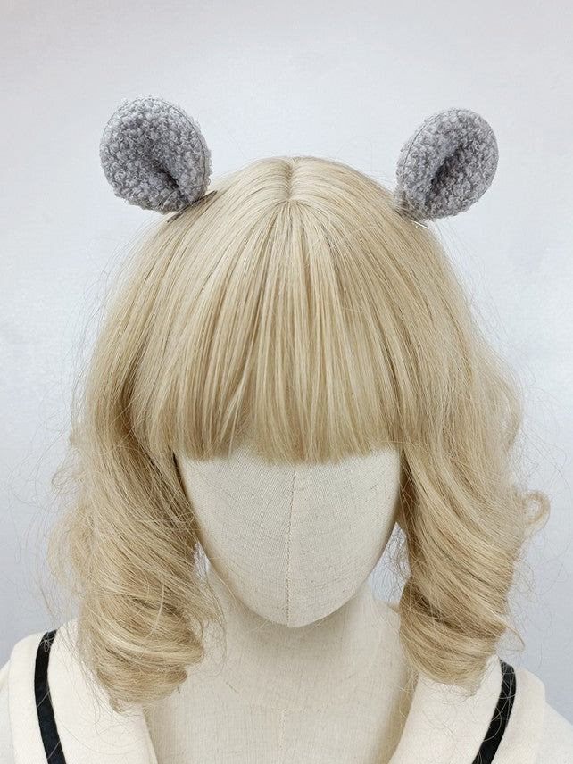 Hairclip 6 Hamster Options Plush Color Ear