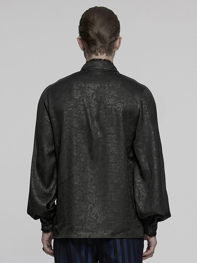 Black Men's Gothic Shirt