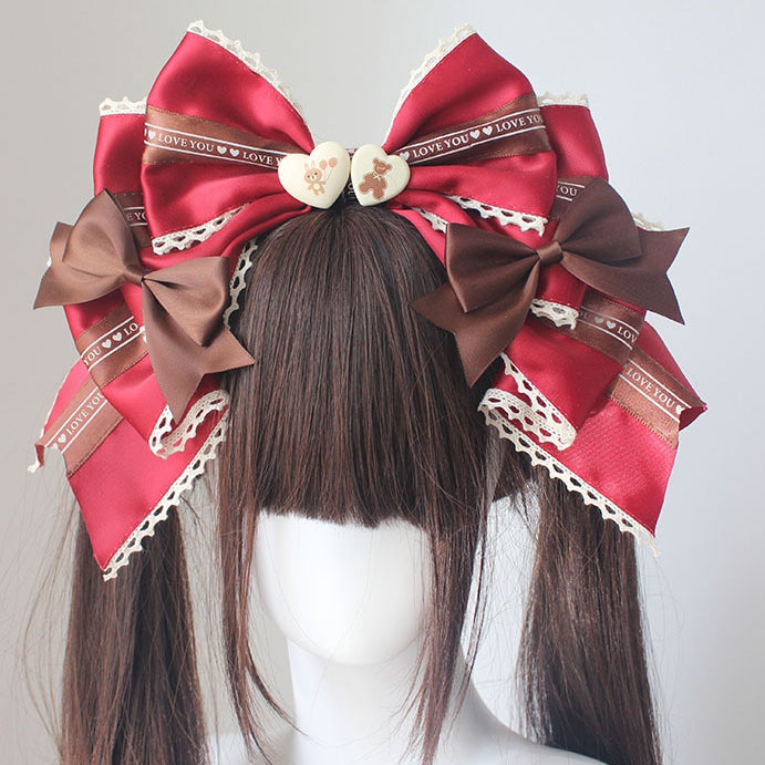 スイートロリータレーストリムボウノットKC