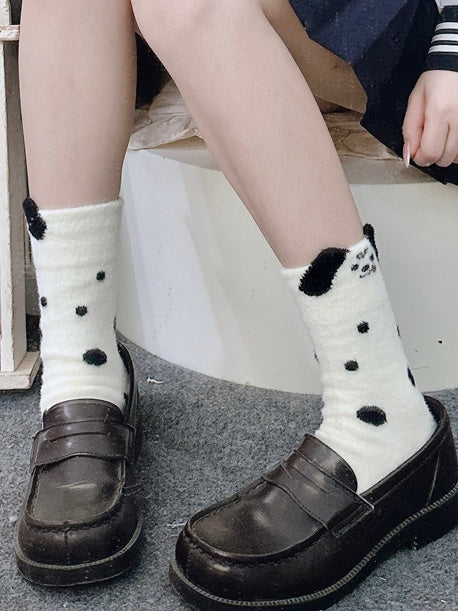 Cute Puppy Calf Socks