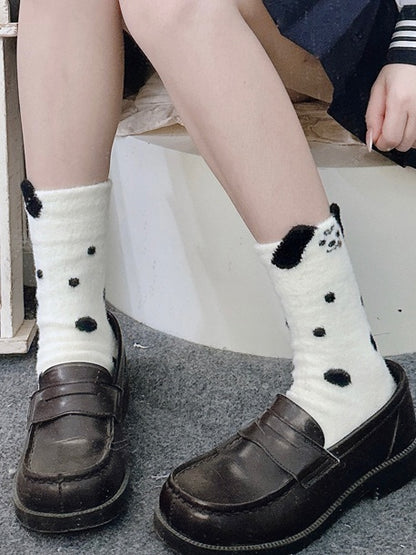 Cute Puppy Calf Socks