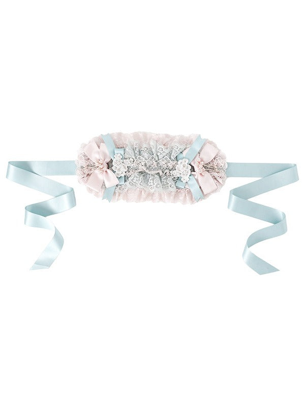 Sweet Layered Design Lolita Hairband with Romantic Ruffle Detail - Yimu Walnut