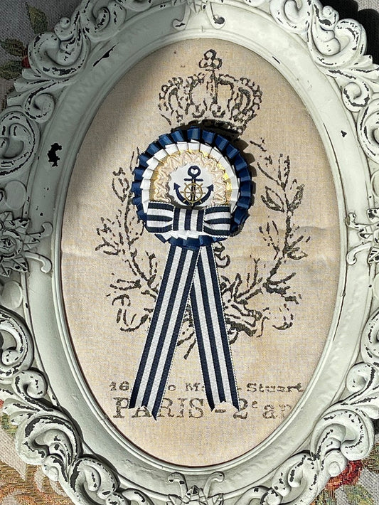 Lolita Anchor Badge Sailor Embroidery