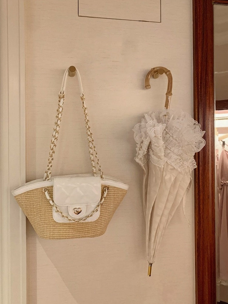Bowknot Sweet Crochet Bag - Lalacita