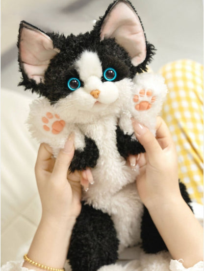 Backpack/Crossbody Cat Realistic Plush 3 Colors Devon Bag