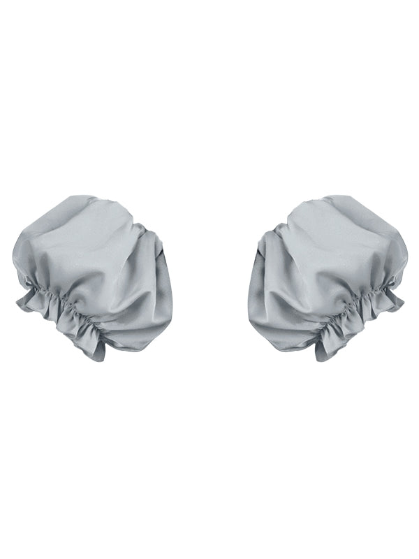 / パフグレースリーブベージュブルー