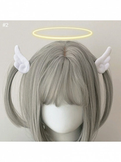 Kawaii White Wing Hairclip - Post-2000 Gift Shop