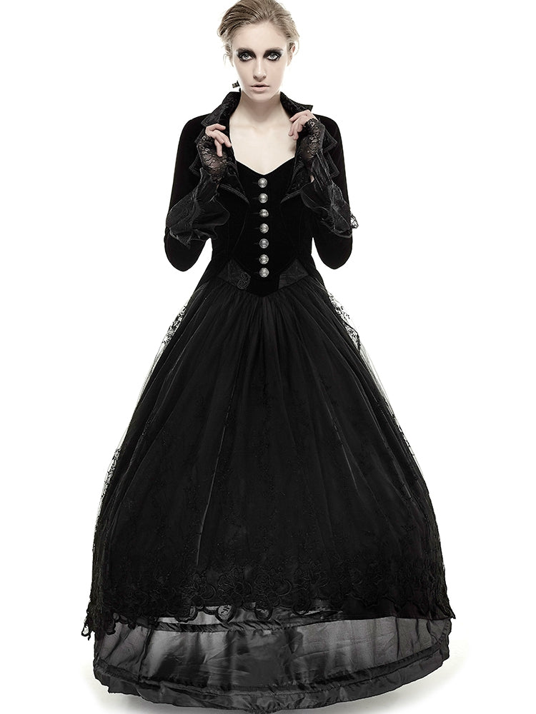 Black Long Gothic Coat