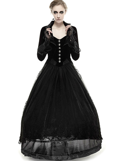 Black Long Gothic Coat