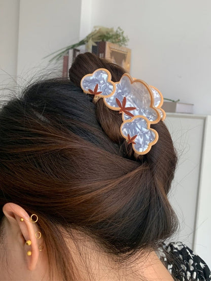 Y2K Blätter Design Krallenklammer