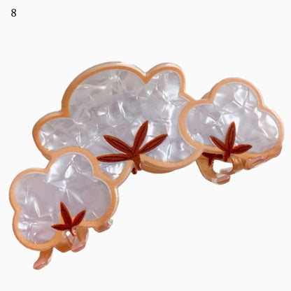 Y2K Blätter Design Krallenklammer