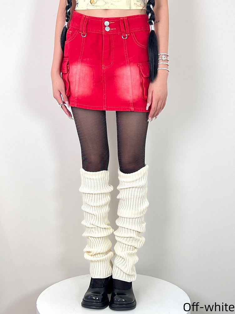 Warmers Colors Knitted Leg Retro-Style 7