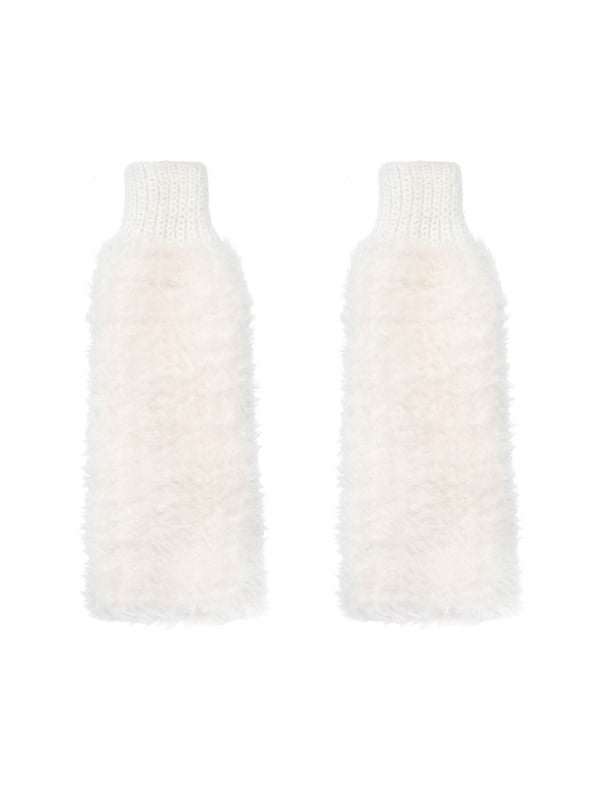 Warmers Plush White Leg