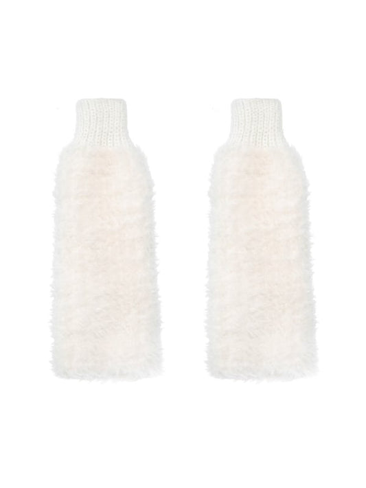 Guêtres moelleuses blanches