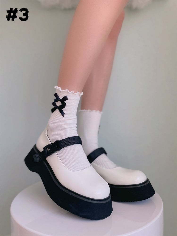 8 Optionen Lolita-Söckchen mit Rüschenbündchen