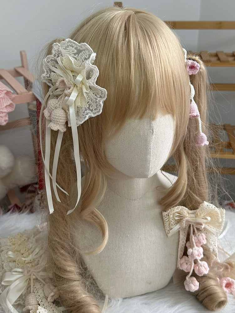 Sweet 2 Color Valley of Lily the Lolita Hairclip/Brooch Options Lace
