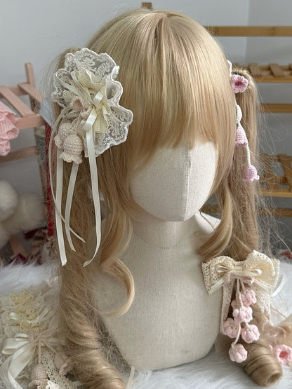 Sweet 2 Color Valley of Lily the Lolita Hairclip/Brooch Options Lace