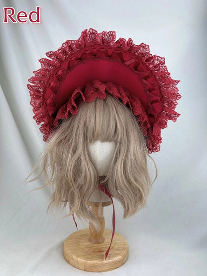 Ruffled (8-Color Lace Options) Bonnet