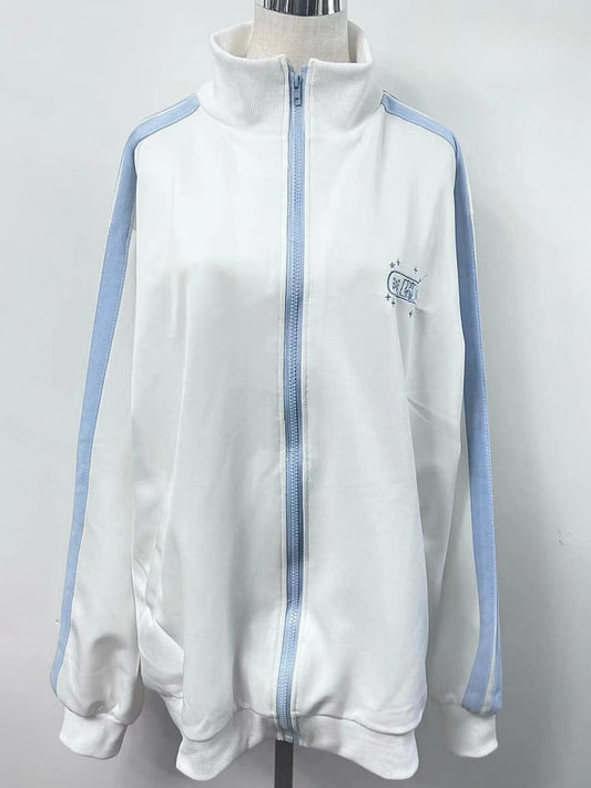 Und Kaiwai Stickerei Tenshi Jacke Star WhiteBlue Bunny