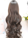 Pink/Black/Dark Long Brown/Light Brown/Blonde/Grey Wavy 75-80cm