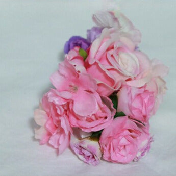 Verzierte Krone PinkLila Haarspange Design Floral