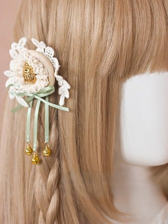 Forest Style Birdcage Bell Hairclip/Brooch