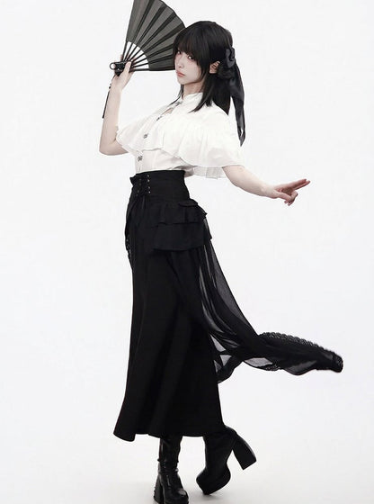 Elegant Black Mermaid Skirt - PINK SAVIOR