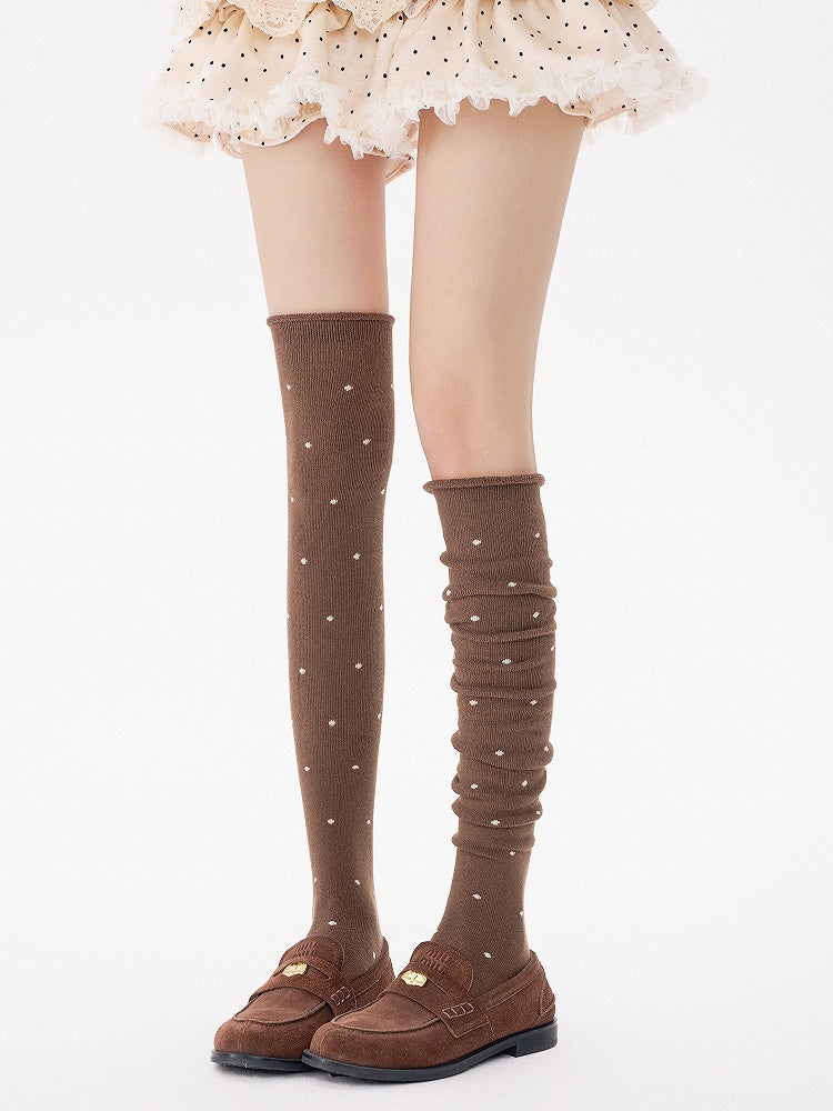 Detail with Polka Dot Stockings 70cm 4-Color