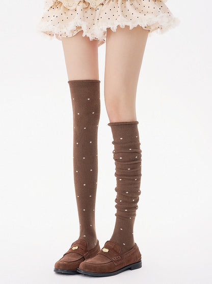 Detail with Polka Dot Stockings 70cm 4-Color