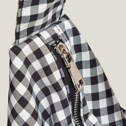 2 Bag Crossbody Canvas Plaid Colors