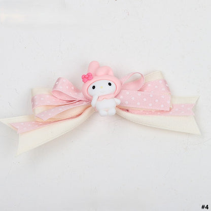 Options Bowknot 4 Pink Hairclip Lolita Rabbit Sweet
