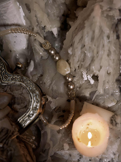 Perlenquasten Vintage Hand Kiss-Lock Taschenverschluss