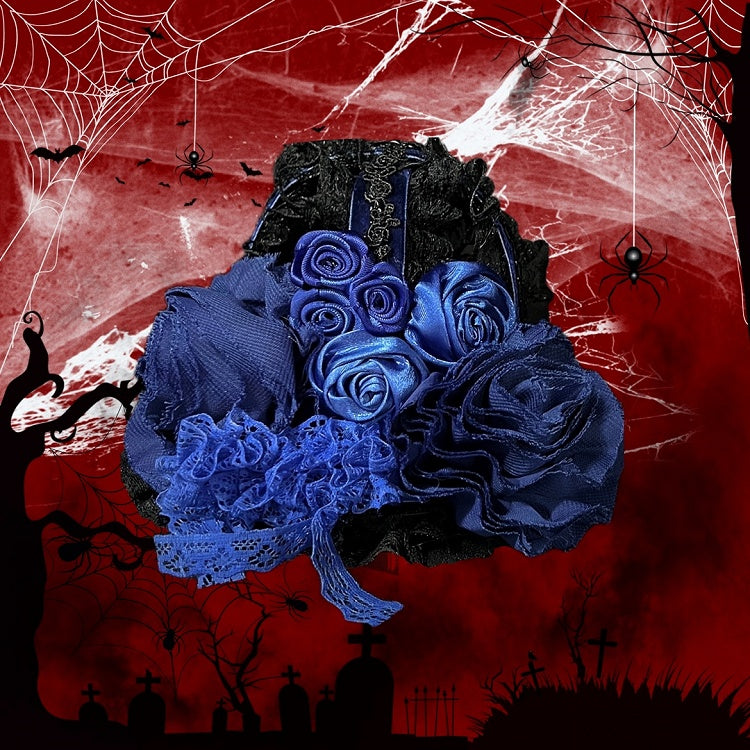 6 Showa Gothic Color Headpiece Birdcage-style Lolita Options