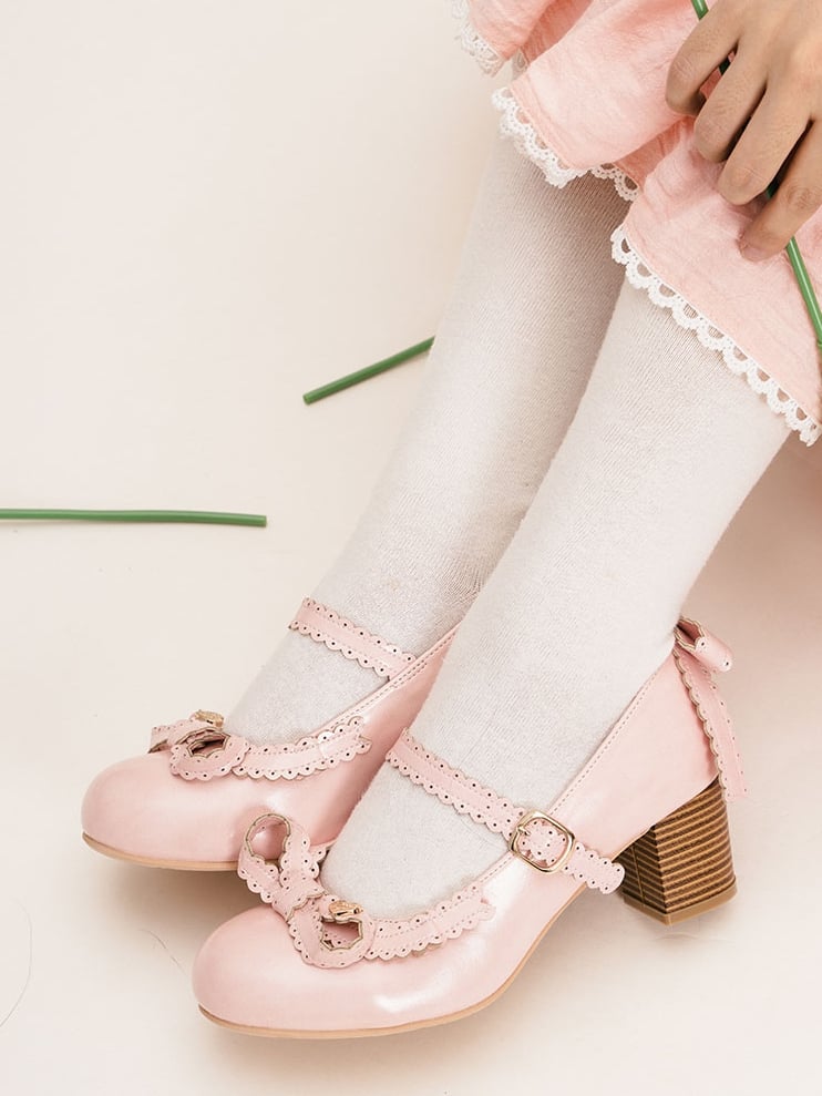 Mary verziertes Top mit Herzschleife Janes bei Pink