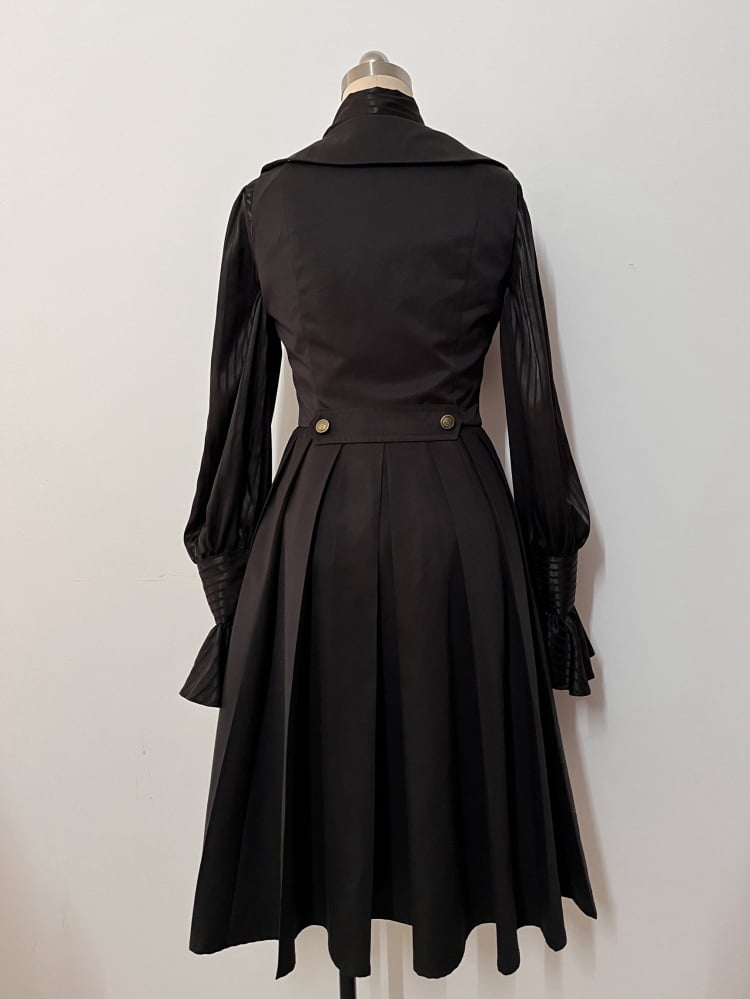 Black Ouji Fashion Lolita Tailed Waistcoat