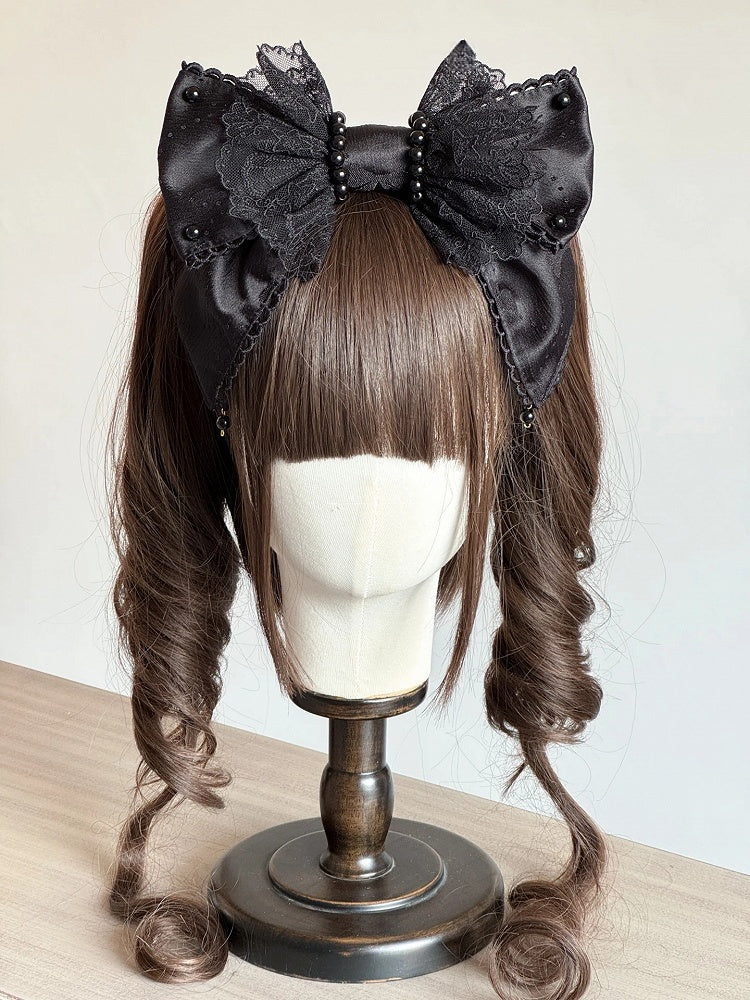KC Lace Bow (Multi-Colorways) Large Pearl