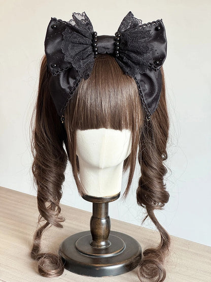 KC Lace Bow (Multi-Colorways) Large Pearl