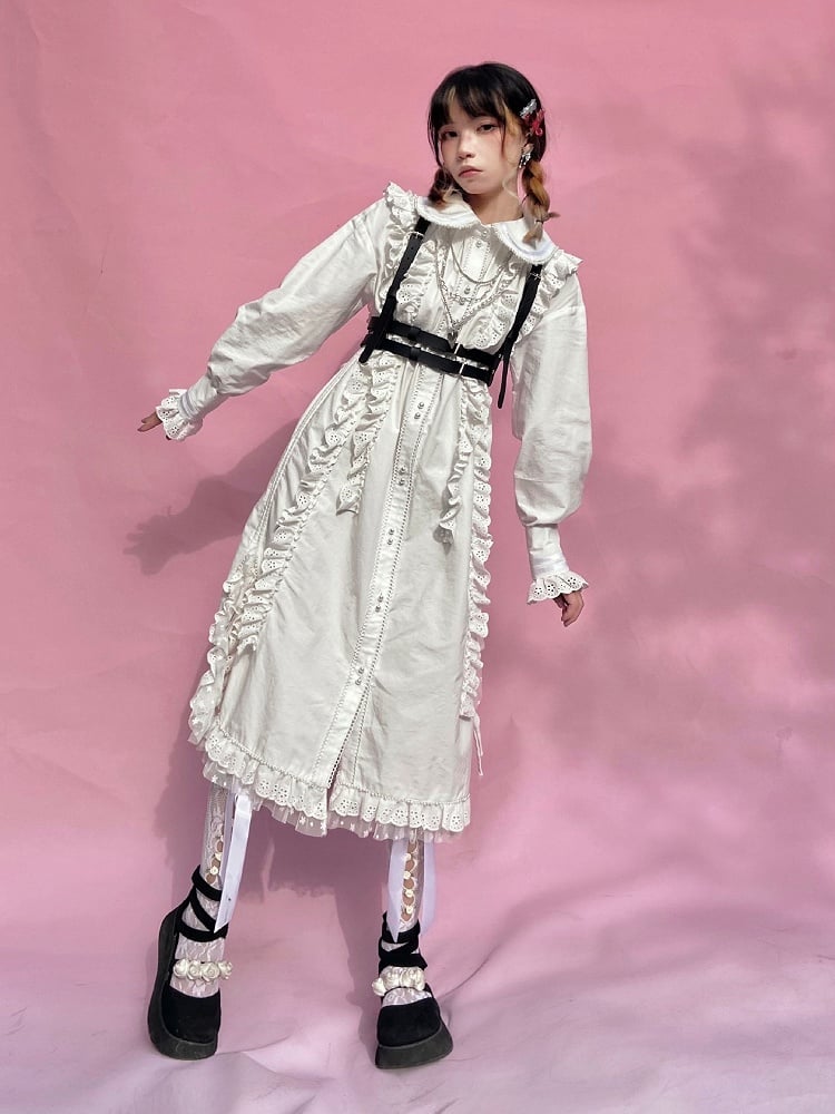 Details Harness with Black Buckle Belt