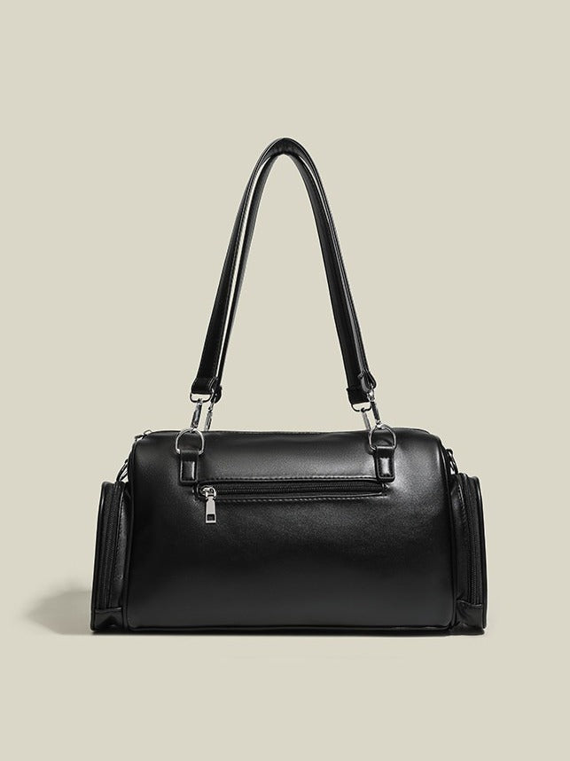 4-Color Transparent Window Ita Crossbody Bag Buckle Side Pockets