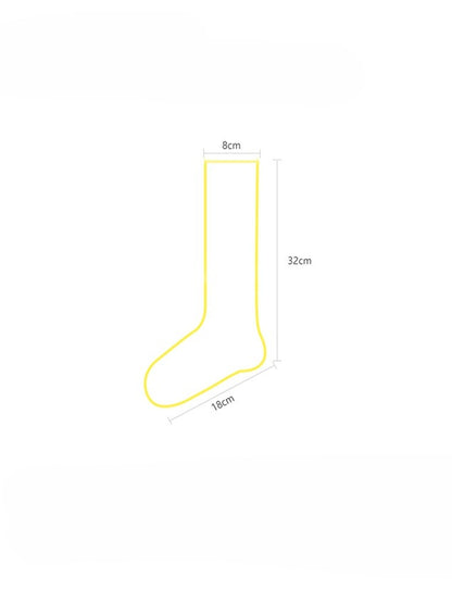 Warmers Knitted Hollow-out Gray/White/Black Leg