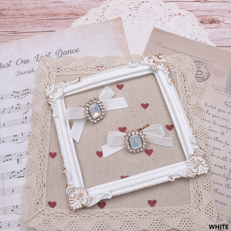 Kei Rhinestone Options 8 Hairclip Jirai Bowknot Color