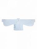 Chinese Style Han Lolita Embroidered Blue Top - Unknown Star