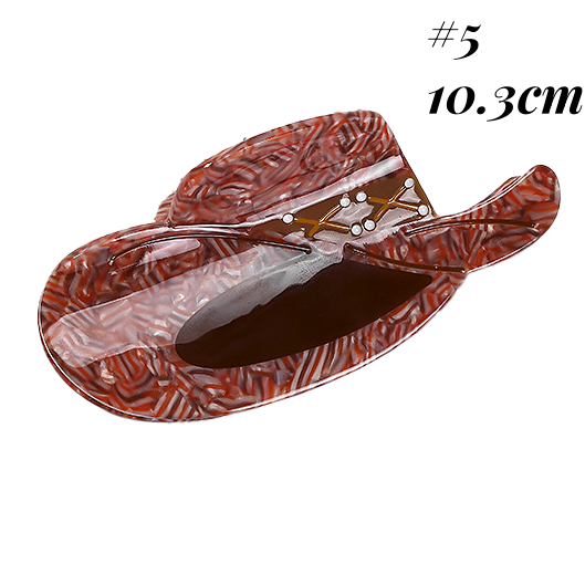 Western Town Life Inspired Hair Claw Clip