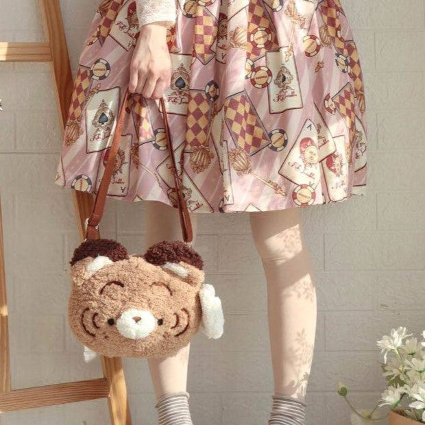 Cute Crossbody Plush Tiger Bag