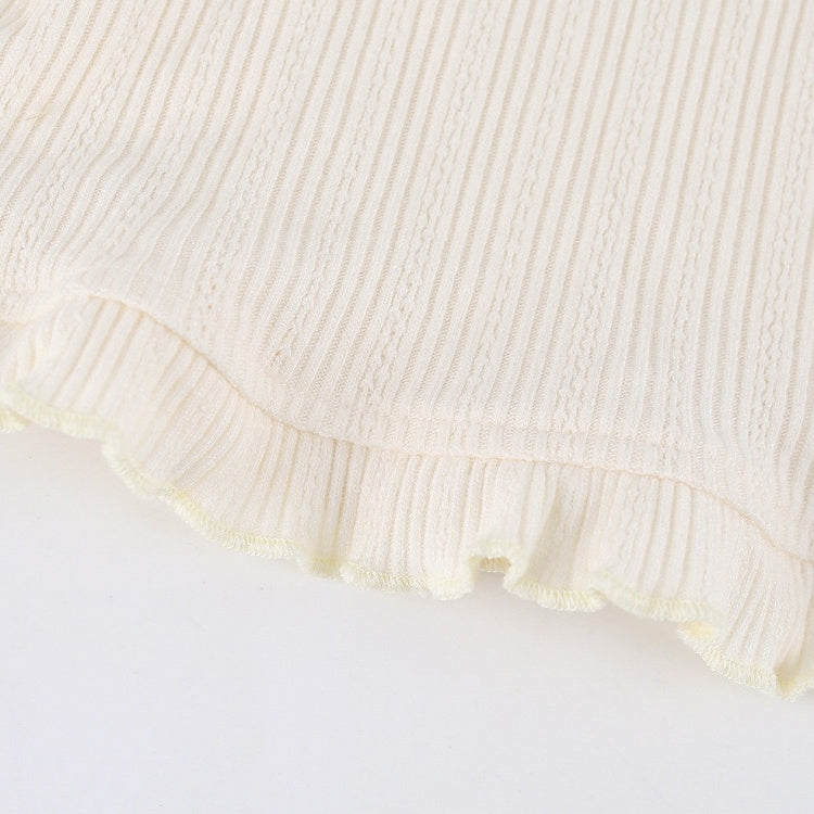 Kawaii Beige Camisole Top with Plush Puppy Accent for Autumn - serendipity