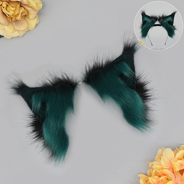 Waggling Ear Faux Fur Lynx 4 Covers Colors
