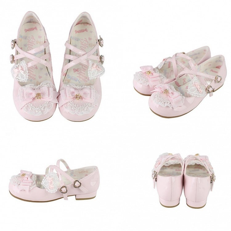 Janes - Sweet Lolita Mary Snap Crystal Heart